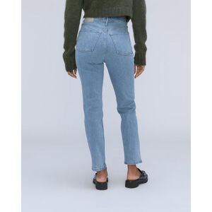 Women's Everlane Cheeky Straight Light Wash Jeans - Size 28, Blue